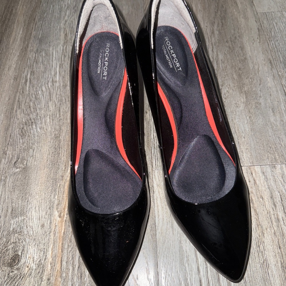 Rockport Women's Glossy Black Heels